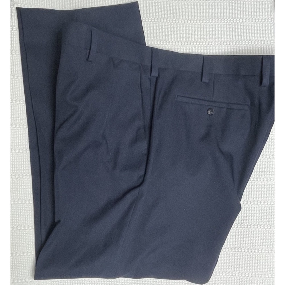 Louis Raphael Navy‎ Blue Dress Pants Mens Size 40x30